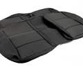 Обивка сидений (не чехлы) черная ткань с центром из черной ткани на подкладке 10мм для ВАЗ 2111, 2112_12