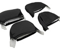 Обивка сидений (не чехлы) черная ткань с центром из черной ткани на подкладке 10мм для ВАЗ 2111, 2112_15