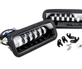 Светодиодные (LED) подфарники Sal-Man 3200-6200lux 11 полос (ДХО, бегущий поворотник, прожектор, дальний свет) для Лада 4х4, Нива Легенд_16