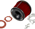 Универсальный красный воздушный фильтр нулевого сопротивления APExi для Лада и иномарок_0