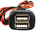 USB зарядное на 2 слота для ВАЗ 2108-21099, 2110-2112 с европанелью, 2113-2115, Лада Калина, Нива Тревел, Шевроле Нива _0
