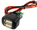 USB зарядное на 2 слота для ВАЗ 2108-21099, 2110-2112 с европанелью, 2113-2115, Лада Калина, Нива Тревел, Шевроле Нива _10