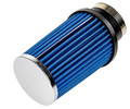 Угловой фильтр нулевого сопротивления закрытый конус синий для инжекторных ВАЗ 2101-2107, 2108-2115, 2110-2112, Лада Гранта, Калина, Приора, Нива Легенд/Тревел, Шевроле Нива_0