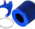 Синий воздушный фильтр нулевого сопротивления MR с синим кронштейном Sal-Man для 8 кл ВАЗ 2108-21099, 2110-2112, 2113-2115, Лада Гранта, Гранта FL, Калина, Калина 2, Приора_0
