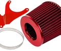 Красный воздушный фильтр нулевого сопротивления MR с красным кронштейном Sal-Man для 16 кл ВАЗ 2110-2112, 2113, 2114 (Супер-Авто), Лада Гранта, Гранта FL, Калина, Калина 2, Приора_0