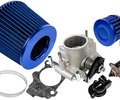 Комплект системы впуска MR нулевого сопротивления Синий (воздушный фильтр, фильтр картерных газов, дроссельная заслонка 54мм, прокладка, датчик положения заслонки, РХХ) для ВАЗ 2101-2107, 2108-21099, 2110-2112, 2113-2115, Лада Приора, Калина, Гранта_0