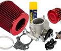 Комплект системы впуска MR нулевого сопротивления Красный (воздушный фильтр, фильтр картерных газов, дроссельная заслонка 46мм, прокладка, датчик положения заслонки, РХХ) для ВАЗ 2101-2107, 2108-21099, 2110-2112, 2113-2115, Лада Приора, Калина, Гранта_0