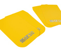 Универсальные большие брызговики SPARCO желтые_4