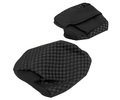 Обивка (не чехлы) сидений Recaro (черная ткань, центр Ультра) для ВАЗ 2110, Лада Приора седан_11