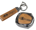 Алюминиевый чехол ключа Sal-Man с брелоком (коричневый с текстурой кожи) для Лада Приора, Калина, Калина 2, Гранта, Гранта FL до 2019 г.в. и с 2023 г.в., Датсун_10