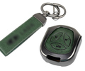 Алюминиевый чехол ключа Sal-Man с брелоком (зеленый с текстурой кожи) для Лада Приора, Калина, Калина 2, Гранта, Гранта FL до 2019 г.в. и с 2023 г.в., Датсун_0