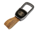 Алюминиевый чехол ключа Sal-Man с брелоком (текстура коричневого дерева) для Лада Ларгус_13