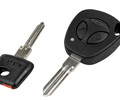 Ключ замка ажигания Норма, обучающий ключ с чипом и алюминиевый чехол (серый с текстурой кожи) для Лада Приора, Калина, Калина 2, Гранта, Гранта FL до 2019 г.в. и с 2023 г.в., Датсун_16