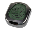 Пульт центрального замка Норма с чипом и алюминиевым чехлом (зеленый с текстурой кожи) для Лада Приора, Калина, Калина 2, Гранта, Гранта FL до 2019 г.в. и с 2023 г.в., Датсун_12
