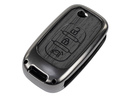 Выкидной ключ замка зажигания с чипом с алюминиевым чехлом (текстура черного дерева) для Лада Веста, Икс Рей, Ларгус FL_16