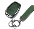 Корпус ключа зажигания с жалом (без чипа) с алюминиевым чехлом (зеленый с текстурой кожи) для Лада Ларгус_14