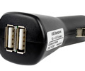 USB зарядное устройство на 2 слота от прикуривателя автомобиля_0