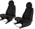 Комплект передних усиленных сидений с салазками (подушка образца 2110) для 3-дверной Лада 4х4 (Нива) до 2019 г.в._0