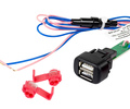 USB зарядное ШТАТ на 2 слота для ВАЗ 2108-21099, 2110-2112 с европанелью, 2113-2115, Лада Калина, Нива Тревел, Шевроле Нива _0