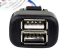 USB зарядное ШТАТ на 2 слота для ВАЗ 2108-21099, 2110-2112 с европанелью, 2113-2115, Лада Калина, Нива Тревел, Шевроле Нива _9
