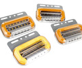 Боковые диодные габаритные фонари (12v) 4шт с подсветкой колеса в железном корпусе для грузового транспорта_0
