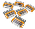 Боковые диодные габаритные фонари (12v) 6шт с подсветкой колеса в железном корпусе для грузового транспорта_8