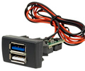 Быстрое зарядное устройство USB 3.0 АПЭЛ на 2 слота вместо заглушки панели приборов для автомобилей ГАЗель Некст, Бизнес_6