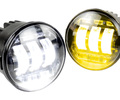 Двухцветные диодные ПТФ Sal-Man 29W 4600lux (бело-синий 6000К и желтый 3000К) для Ниссан, Инфинити_0