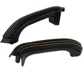 Внутренние ручки дверей под обивку Урбан с накладками из экокожи с оранжевой строчкой для Лада 4х4, Нива Легенд_12
