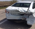 Балка заднего бампера Autoproduct со вставками для Лада Веста, Веста NG_9