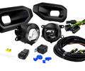 Комплект подключения ПТФ Sal-Man 120W 32000lux (ближний, дальний) с рамками (кронштейнами) для Лада Нива Тревел RS(26)_0