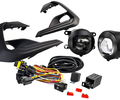 Комплект подключения ПТФ Sal-Man 120W 32000lux (ближний, дальний) с рамками (кронштейнами) для Лада Веста NG Кросс_0