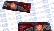 Задние фонари prosport rs-04623 «Глаз орла» для ВАЗ 2110, 2112 диодные, тонированный хром