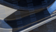 Накладки на порожки АртФорм в проем дверей для renault logan 2 с 2014 г.в.