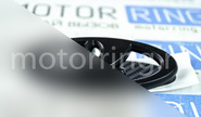 Шильдик черный матовый с карбоновым основанием на решетку радиатора ВАЗ 2110-2112, 2113-2115