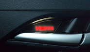 Комплект внутренних ручек дверей с красной подсветкой для Лада Веста
