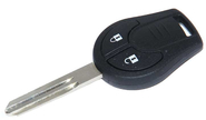 Ключ замка зажигания на 2 кнопки с логотипом бренда для Ниссан Джук, Тиида