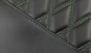 Обивка (не чехлы) сидений recaro экокожа гладкая с цветной строчкой Ромб, Квадрат для 3-дверной Лада 4х4 (Нива) 21213, 21214