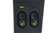 Блок управления подогревом сидений avtograd с зеленой подсветкой и оранжевой индикацией для Лада Приора