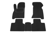 Салонные ворсовые коврики rezkon на резиновой основе для ВАЗ 2110-2112