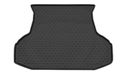 Полиуретановый коврик rezkon с узором Ромб в багажник для Лада Приора универсал