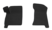 Передние резиновые ковры салона rezkon 3d в стиле eva с ячейками Ромб и черным кантом для ВАЗ 2110-2112