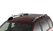 Рейлинги с поперечинами усиленные серебристый муар, профиль 1,05 под крышу с ребром для Лада Калина универсал