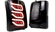 Задние светодиодные фонари thebestpartner в стиле Мерседеса с рисунком Капли и тонированным стеклом для Лада 4х4 (Нива)