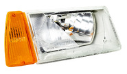 Дефектing! Блок фара правая с оранжевым поворотником для ВАЗ 2108, 2109, 21099 (стекло под замену)
