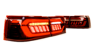 Фонари светодиодные в стиле Ауди rs для ВАЗ 2110 красные