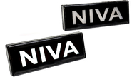 Повторители поворота led с надписью niva белые для Лада Нива 4х4