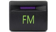 Пересвеченная кнопка FM с индикацией для Лада Приора, Калина 2, Гранта, Гранта FL, Нива Легенд