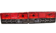Комплект задних фонарей с диодными повторителями и стоп-сигналами для ВАЗ 2107