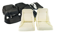 Комплект для сборки сидений с обивкой из черной ткани с центром Скиф для ВАЗ 108-21099, 2113-2115, 5-дверной Лада 4х4 (Нива) 2131